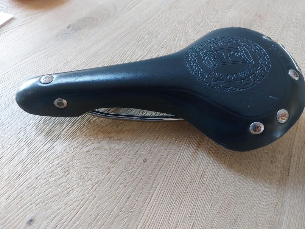 Selle Italia Mitica lederen zadel z.g.a.n., Fietsen en Brommers, Leer, Ophalen of Verzenden, Zo goed als nieuw, Selle Italia