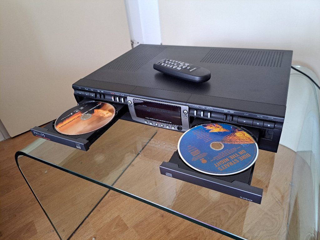 Philips CDR765 cd speler/recorder, Ophalen of Verzenden, Gebruikt, Philips