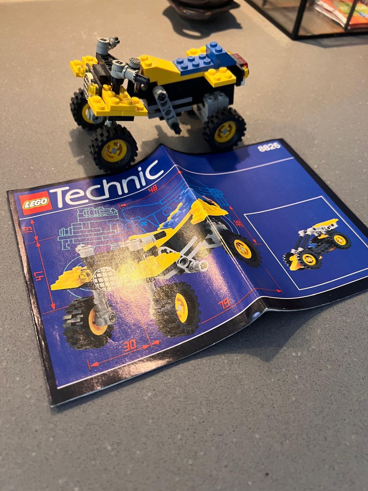 Technisch Lego Quad 8826, Ophalen, Gebruikt, Lego, Compleet