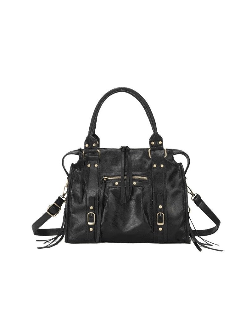Trendy handtas van Giuliano, studs en sierdetails. Girl tas., Sieraden, Tassen en Uiterlijk, Tassen | Damestassen, Ophalen of Verzenden