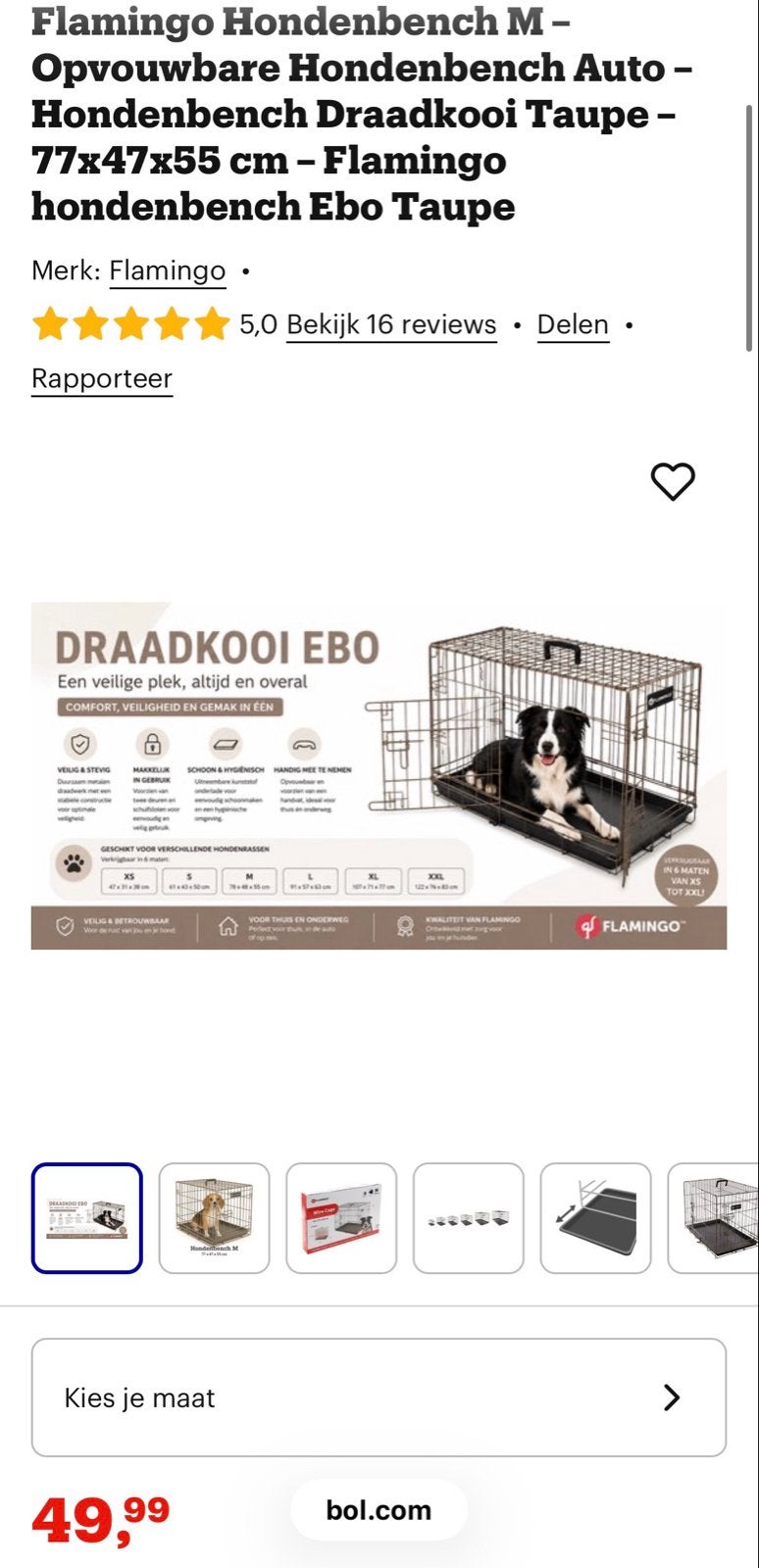 Pet Crate in good condition, Dieren en Toebehoren, Ophalen of Verzenden, Nieuw