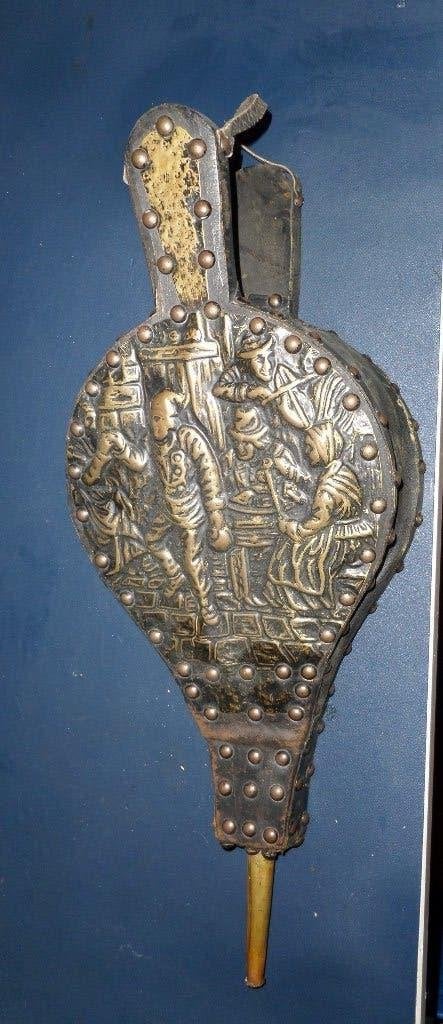 Blaasbalg - Decoratief of voor gebruik - L65xB22xH14cm, Antiek en Kunst, Ophalen