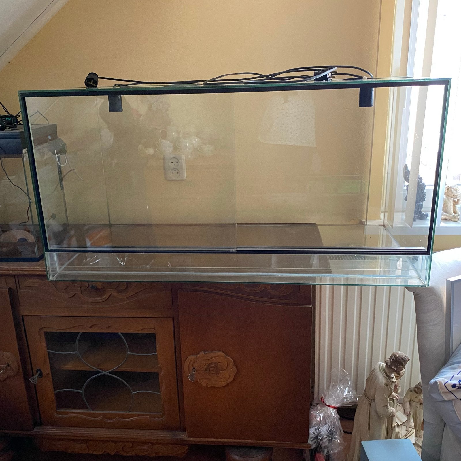 Terrarium, Ophalen
