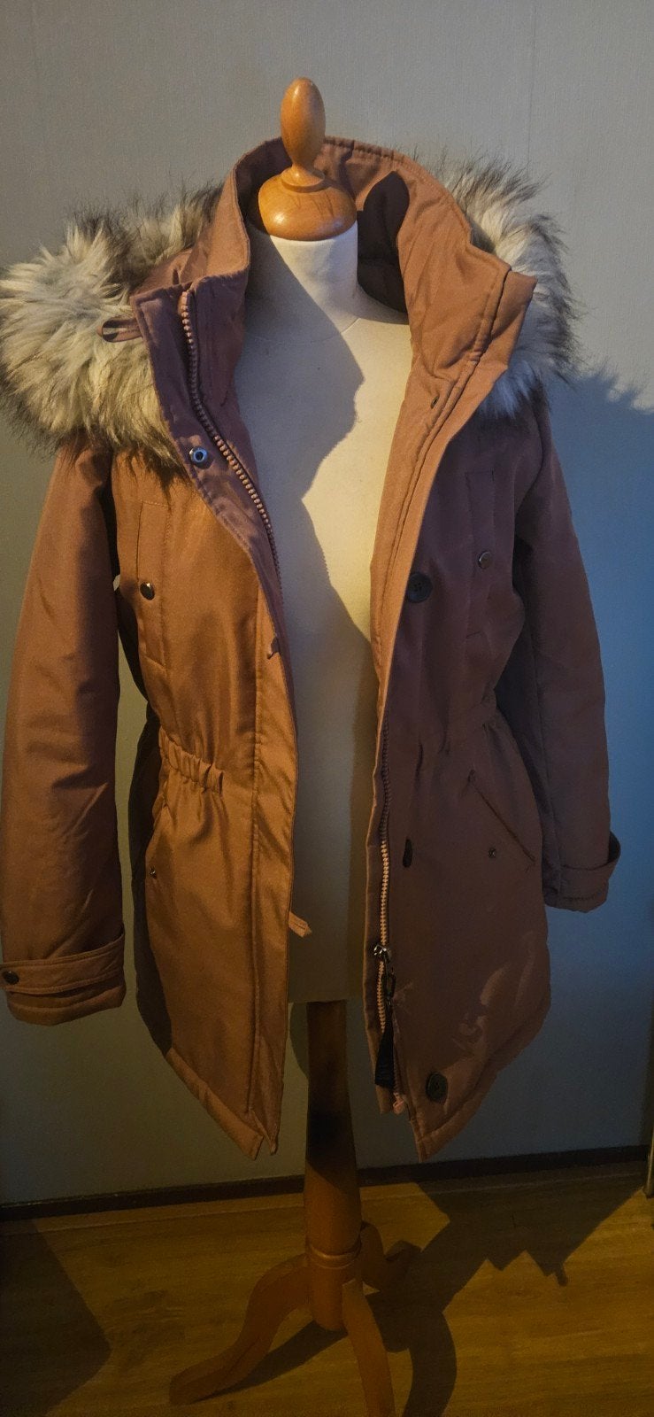 Jas Only Maat M, Kleding | Dames, Maat 38/40 (M), Only, Bruin, Ophalen of Verzenden