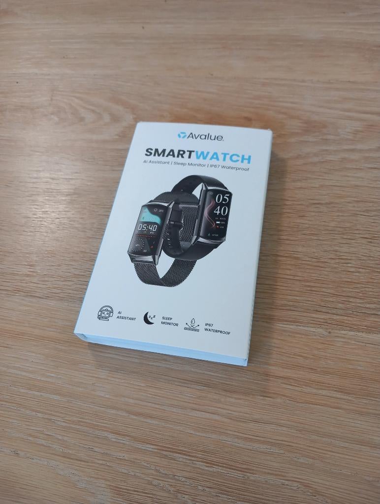 Avalue Smartwatch WT4, Zwart, Nieuw, Waterdicht, Android