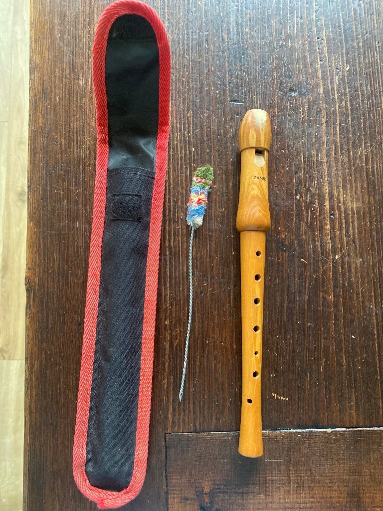Blokfluit, Muziek en Instrumenten, Blaasinstrumenten | Blokfluiten, Gebruikt, Sopraan of Sopranino, Met koffer, hoes of etui, Ophalen