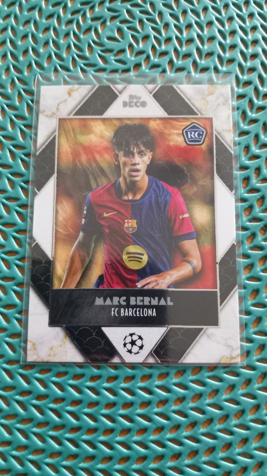 Marc Bernal FC Barcelona Topps Deco Spelerskaart, Verzenden, Zo goed als nieuw, Buitenlandse clubs, Spelerskaart