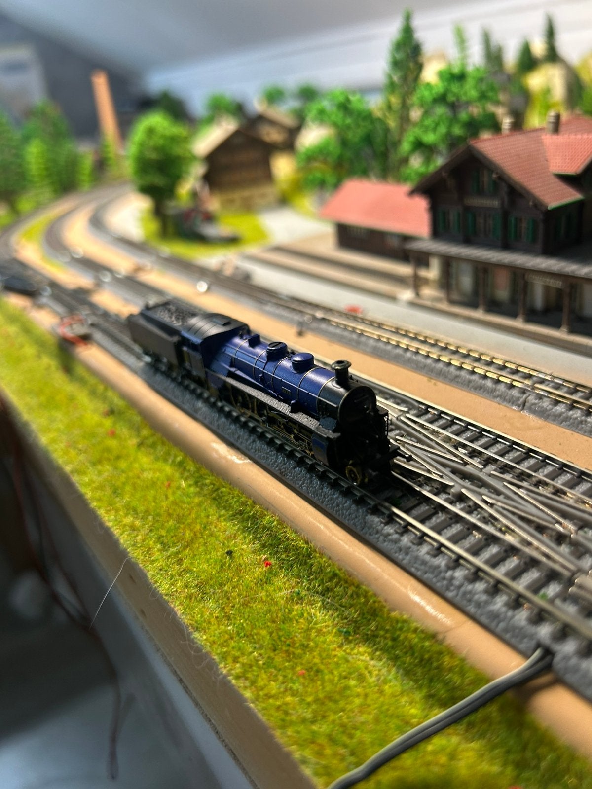 Marklin z spoor Stoomlok met tender, Wisselstroom, Locomotief, Ophalen of Verzenden, Zo goed als nieuw