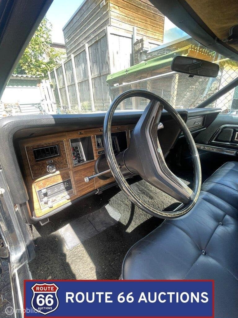 Lincoln Continental Mark IV | 1975 | Route 66 Auctions, Overige carrosserieën, Zwart, Bedrijf, Handgeschakeld