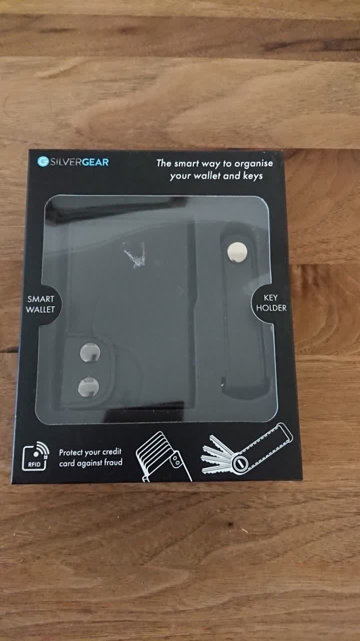 Nieuwe zwarte The smart way to organise jour wallet and Keys, Ophalen of Verzenden, Nieuw, Zwart