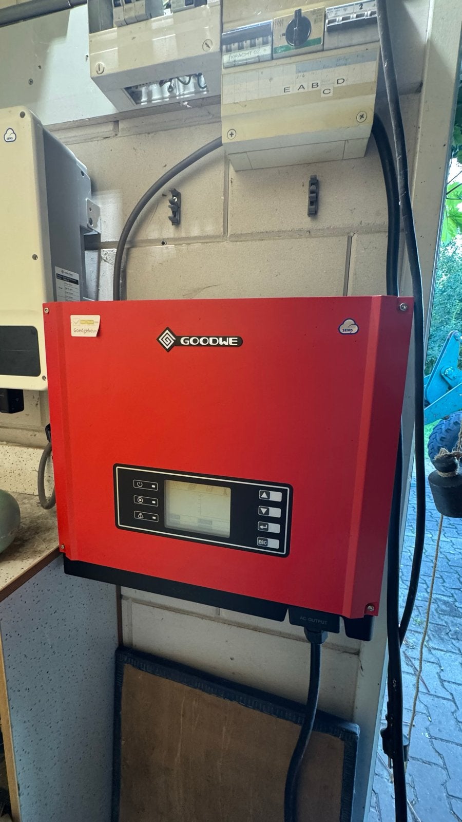 GoodWe 15kW 3-fase omvormer met 3 MPPT trackers, Ophalen, Gebruikt, Overige typen