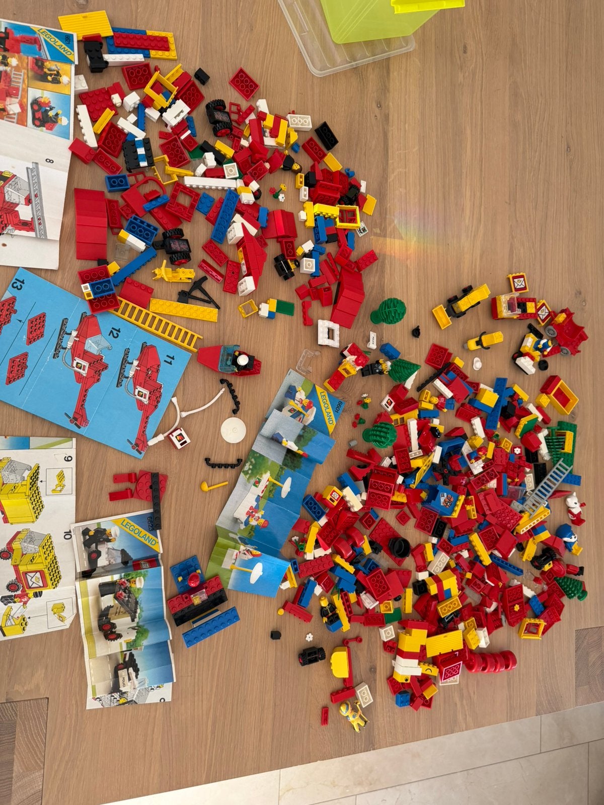 Lego vintage 1,3 kg brandweer / helikopter ijscoman politie, Ophalen of Verzenden, Zo goed als nieuw