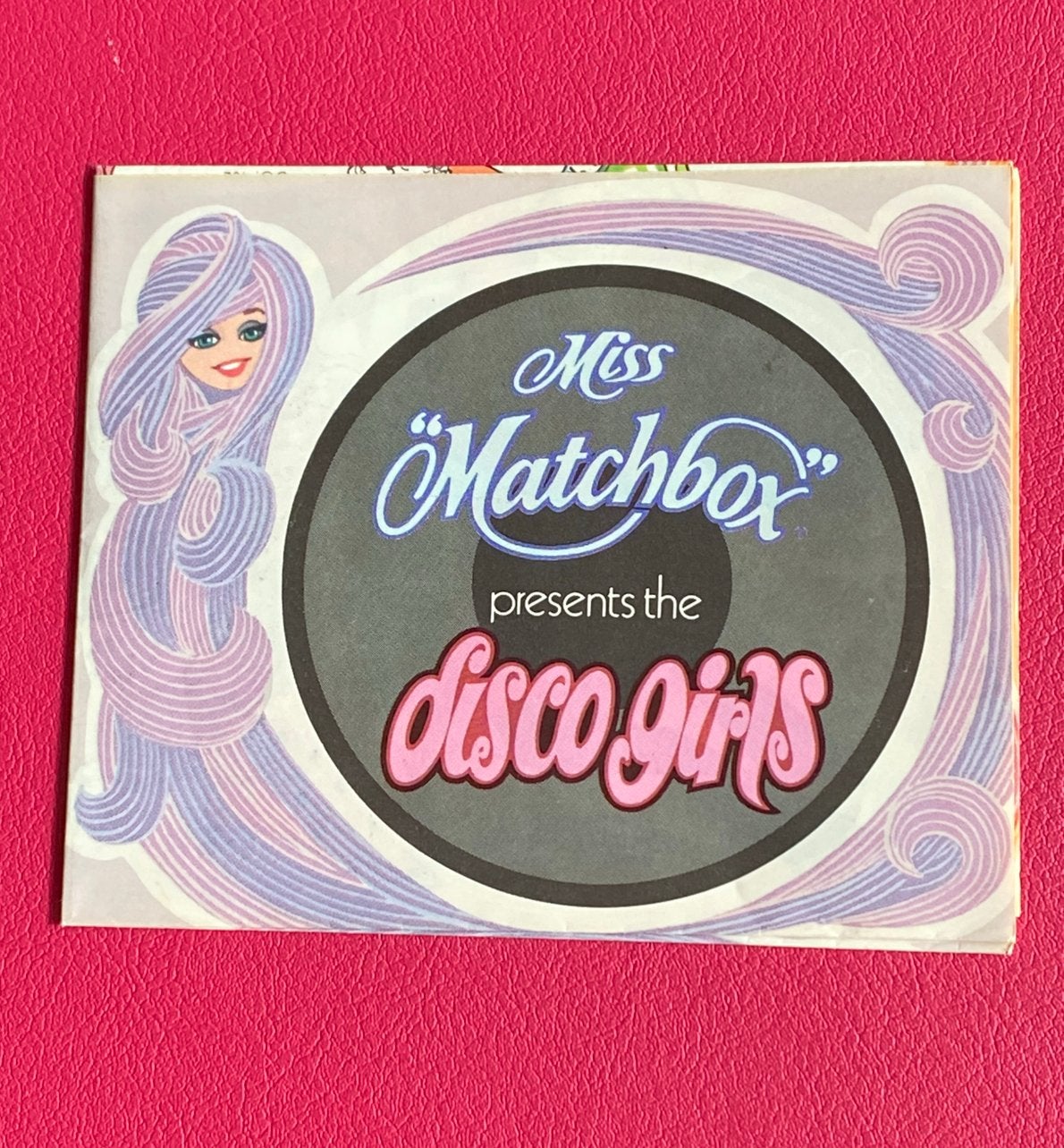 Vintage Matchbox Disco Girls Leaflet 70 s MOD niet Barbie, Verzamelen, Verzenden, Zo goed als nieuw
