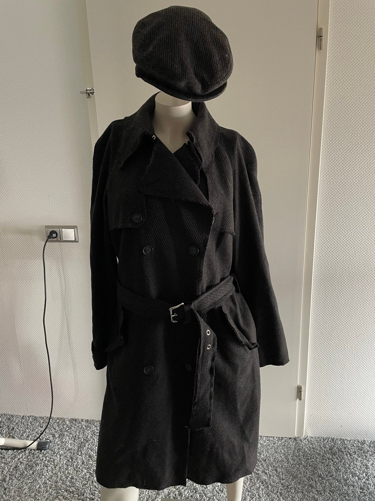 Dolce&gabanna jas met bijpassend pet maat it 46 nl 40., Ophalen of Verzenden, Zo goed als nieuw, Maat 38/40 (M), Zwart