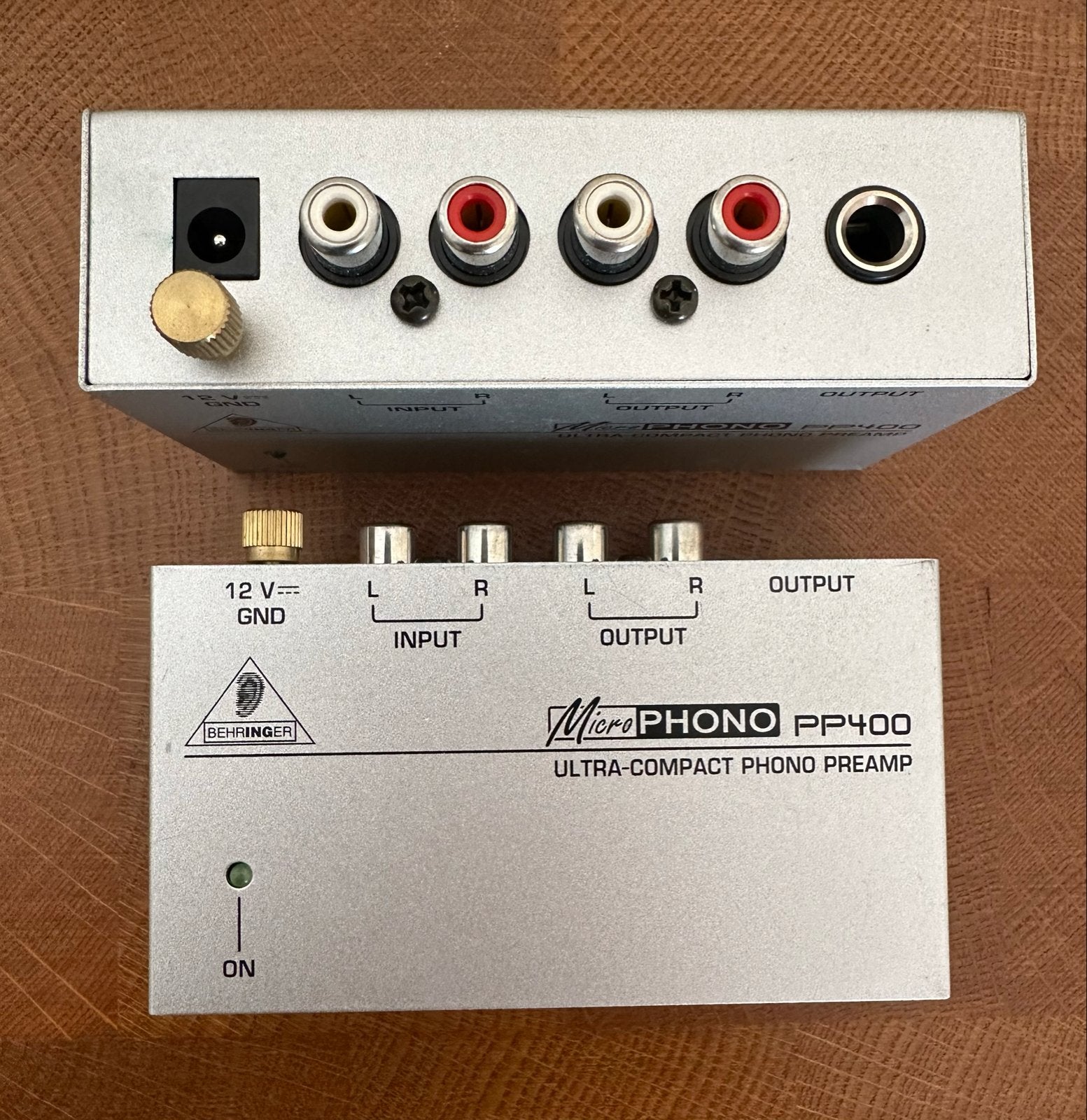 2x Behringer MicroPHONO PP400 Ultra-Compact Phono Preamp, Zo goed als nieuw, Ophalen, Overige merken, Minder dan 60 watt
