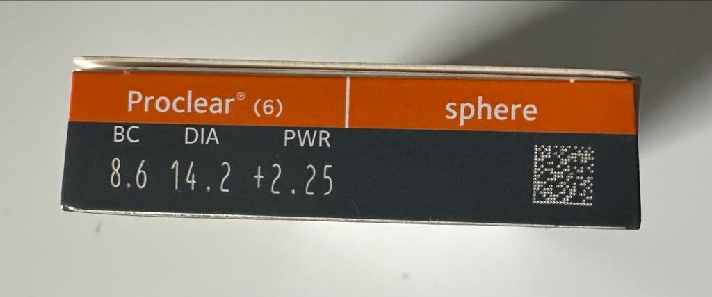Nieuw doosje CooperVision Proclear contactlenzen (6 stuks), Ophalen of Verzenden, Nieuw, Ogen, Overige typen