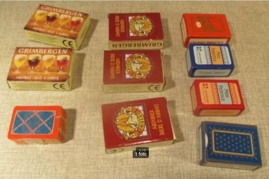 10 Mini Speelkaartensets met jokers, Ophalen of Verzenden, Nieuw, Speelkaart(en)