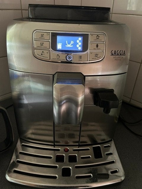 Gaggia Velasca Prestige koffiemachine, Witgoed en Apparatuur, Koffiezetapparaten, Ophalen, Afneembaar waterreservoir, Gebruikt