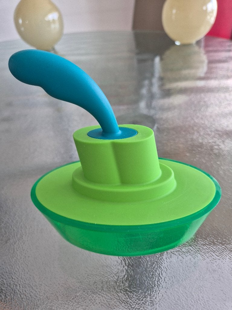 Alessi botervloot groen, Kunststof, Ophalen of Verzenden, Zo goed als nieuw, Alessi