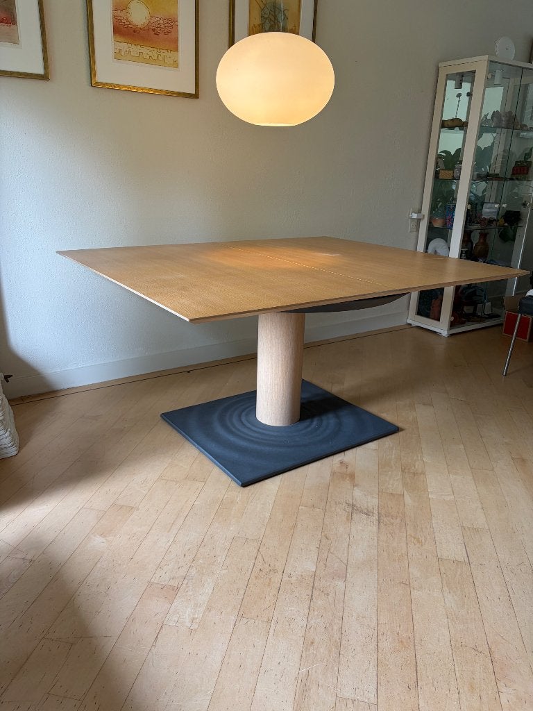 Leolux eettafel, Huis en Inrichting, Tafels | Eettafels, Ophalen, Gebruikt, 100 tot 150 cm, 200 cm of meer