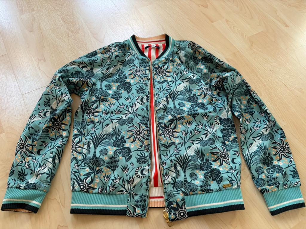 Scotch & Soda reversible jasje 140, Ophalen of Verzenden, Zo goed als nieuw, Meisje, Jas