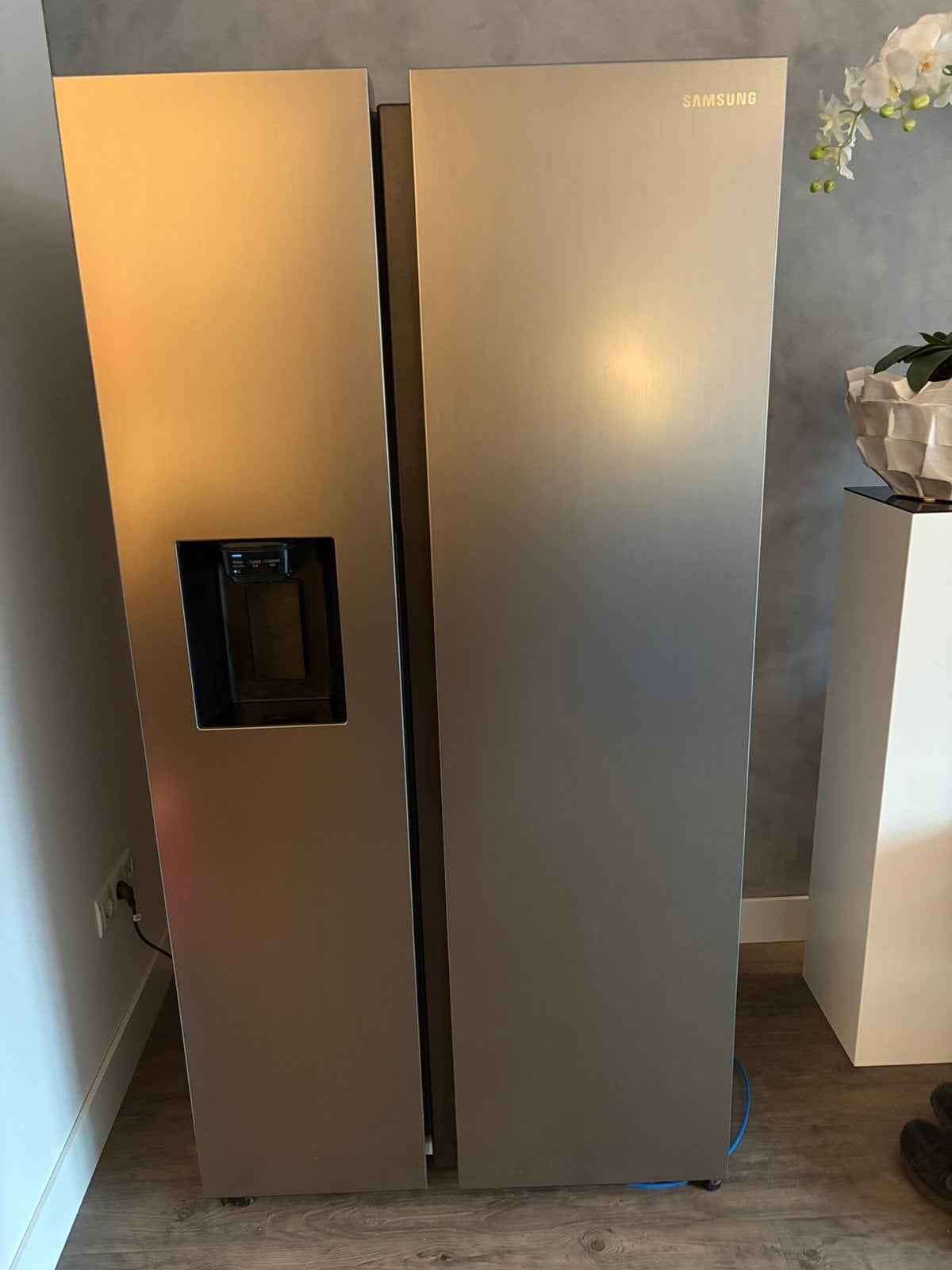 Samsung Amerikaanse koelkast/vriezer, model R568N8220S9., Ophalen, 200 liter of meer, 60 cm of meer, Met aparte vriezer