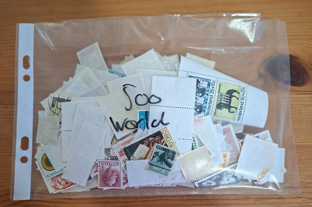 500 Postzegels Wereld (L6), Postzegels en Munten, Postzegels | Volle albums en Verzamelingen, Ophalen of Verzenden, Buitenland