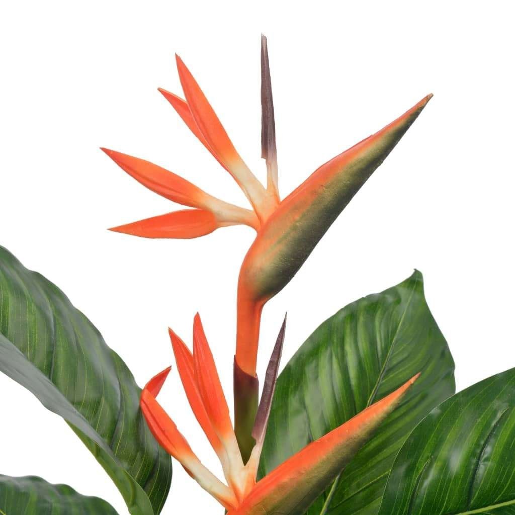 Kunstplant kamerplant strelitzia rood 100 cm GRATIS BEZORGD!, Binnen, Verzenden, Onderhoudsvrij, Kunstplant