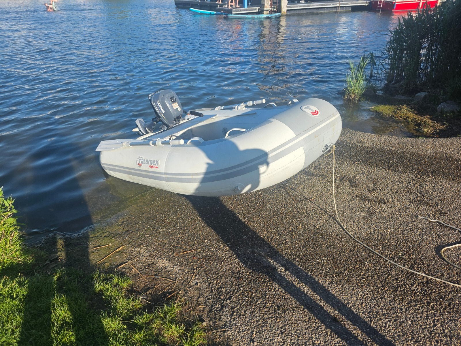 Talamex rubberboot met Yamaha 2.5pk 4-takt buitenboordmotor, Ophalen, Gebruikt, Inclusief motor, Talamex