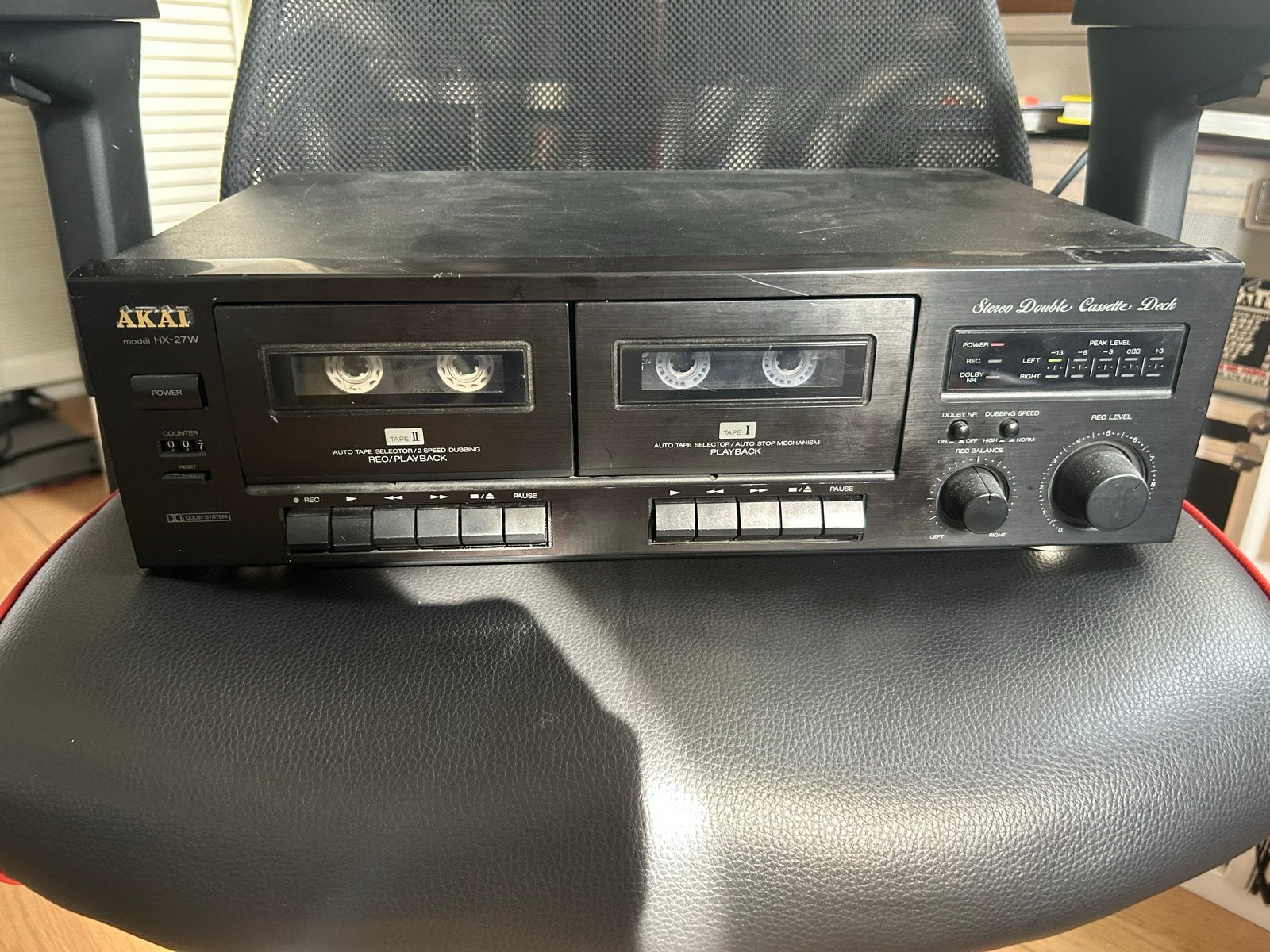 Akai HX-27W Dubbel Cassettedeck, Ophalen, Dubbel, Akai, High speed dubbing