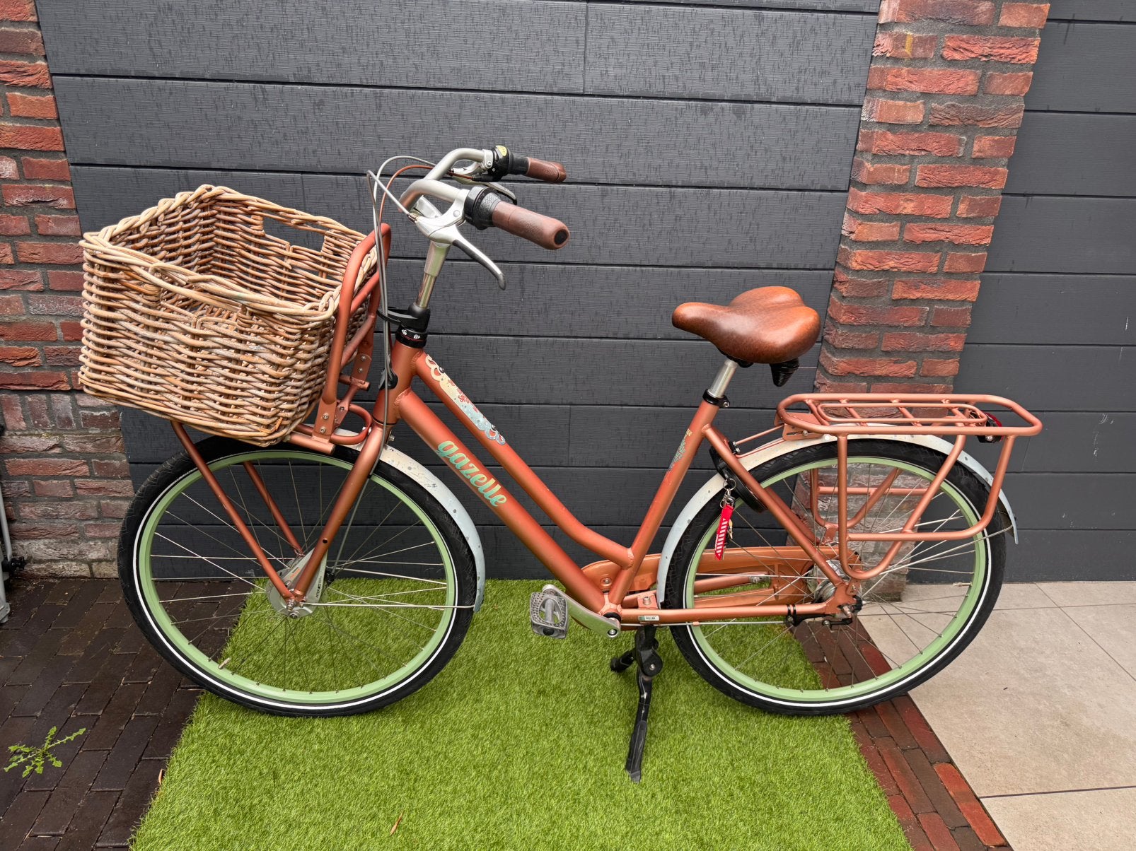 Unieke Gazelle Miss Grace fiets, Ophalen, 53 tot 56 cm, Zo goed als nieuw, Mandje