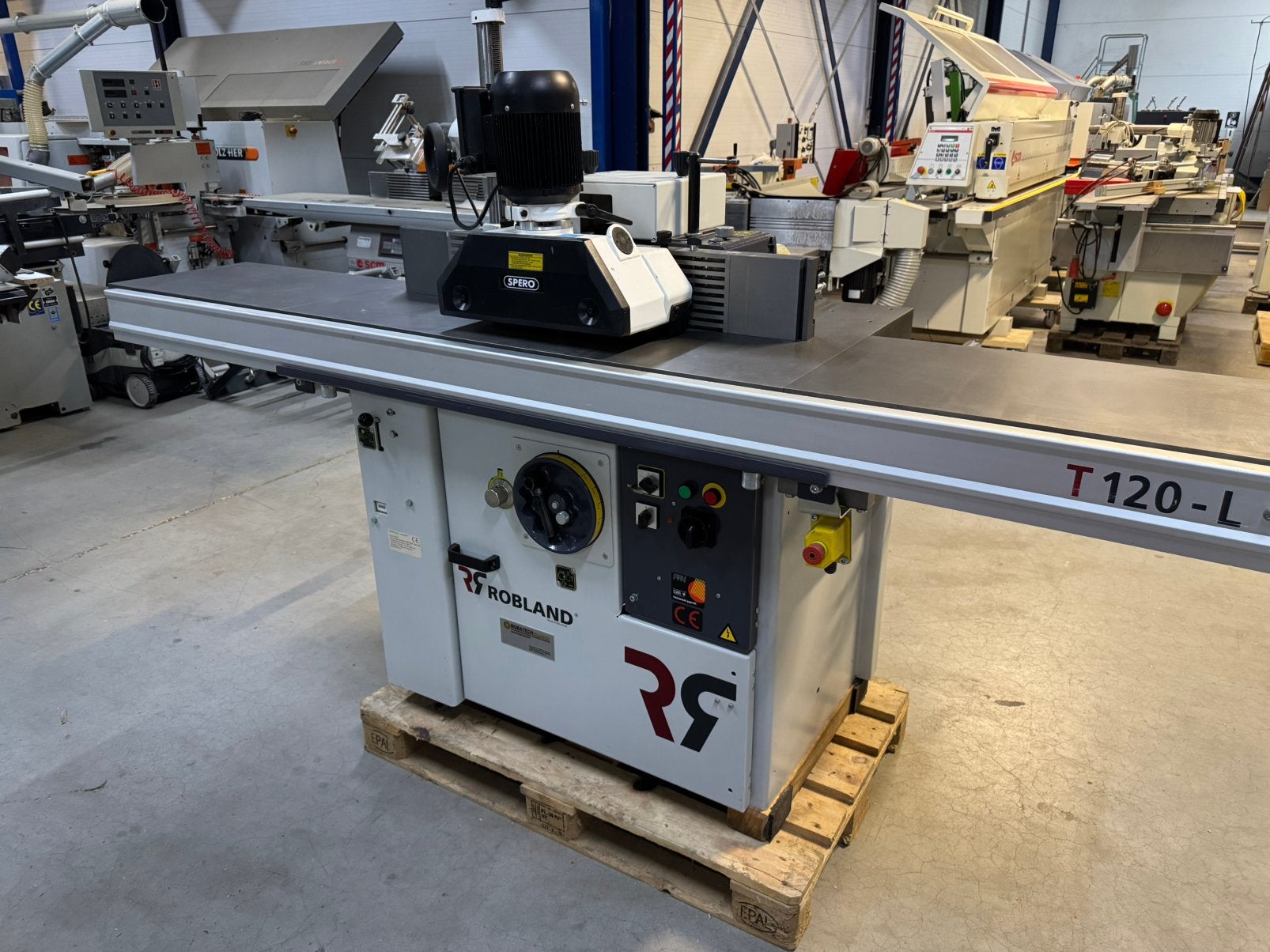 Robland freesmachine met aigner en doorvoerapparaat, Ophalen of Verzenden