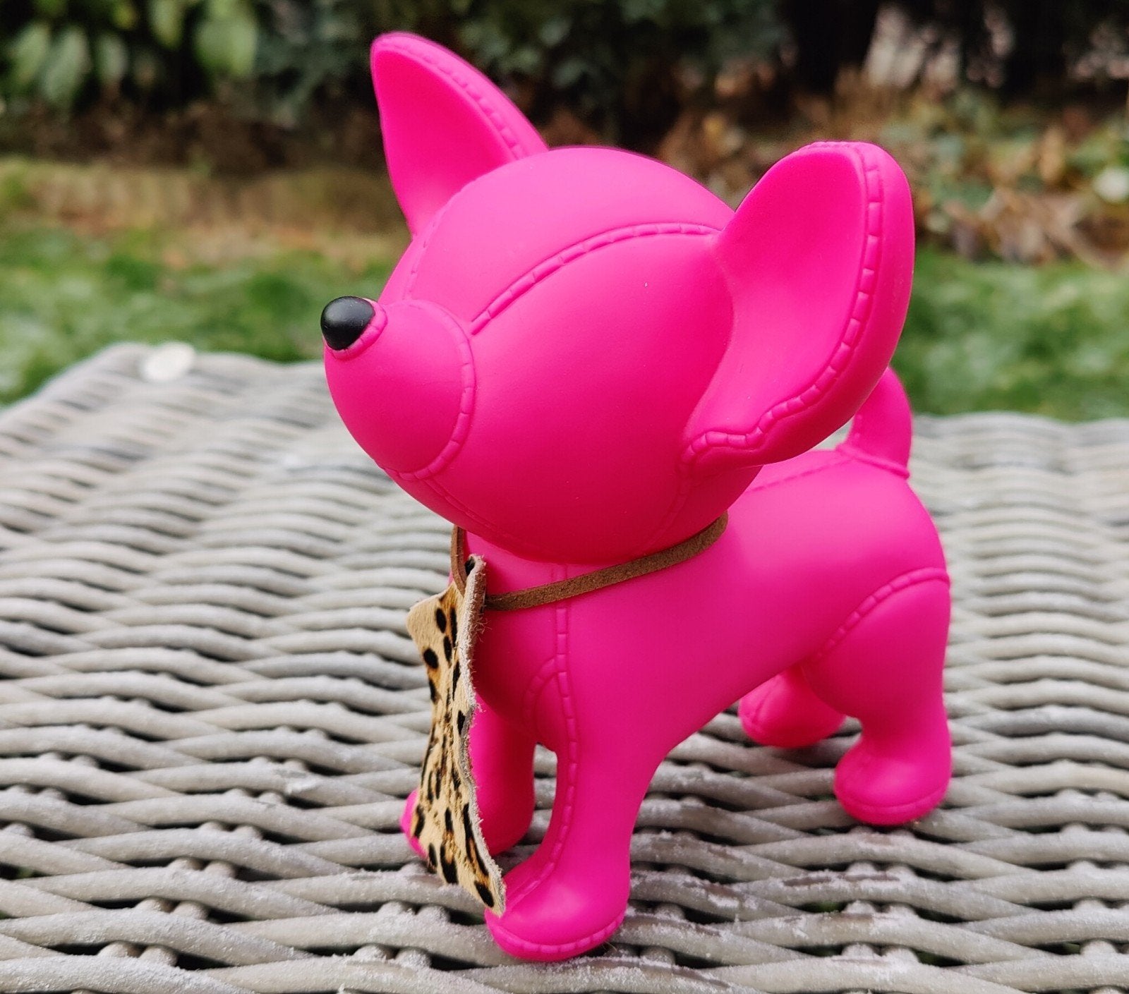Chihuahua spaarpot model fuchsia fashion, Ophalen of Verzenden, Nieuw