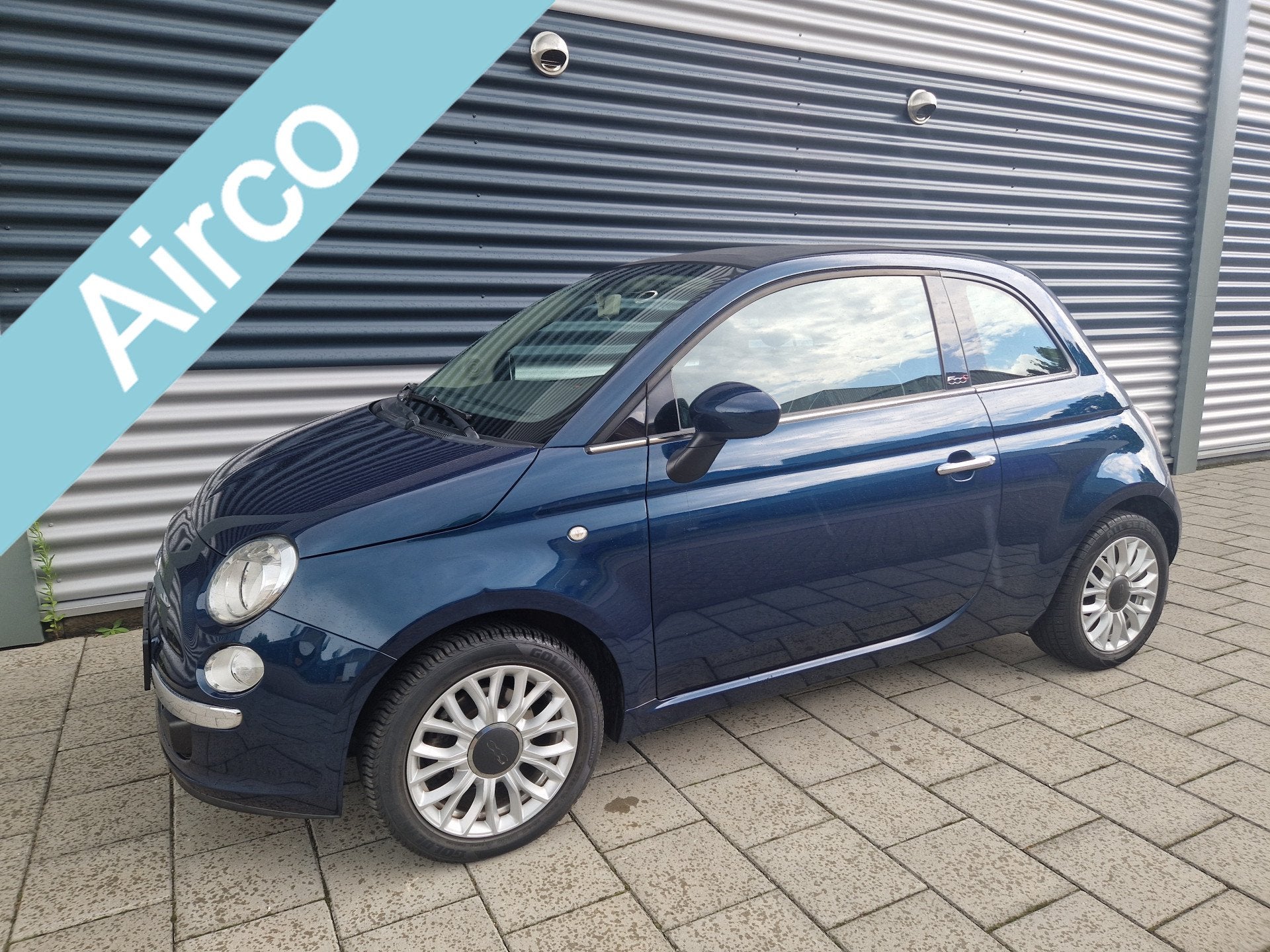 Fiat 500C 0.9 TwinAir Turbo Lounge Cabrio Airco PDC zeer moo, Gebruikt, Cabriolet, Origineel Nederlands, Bedrijf