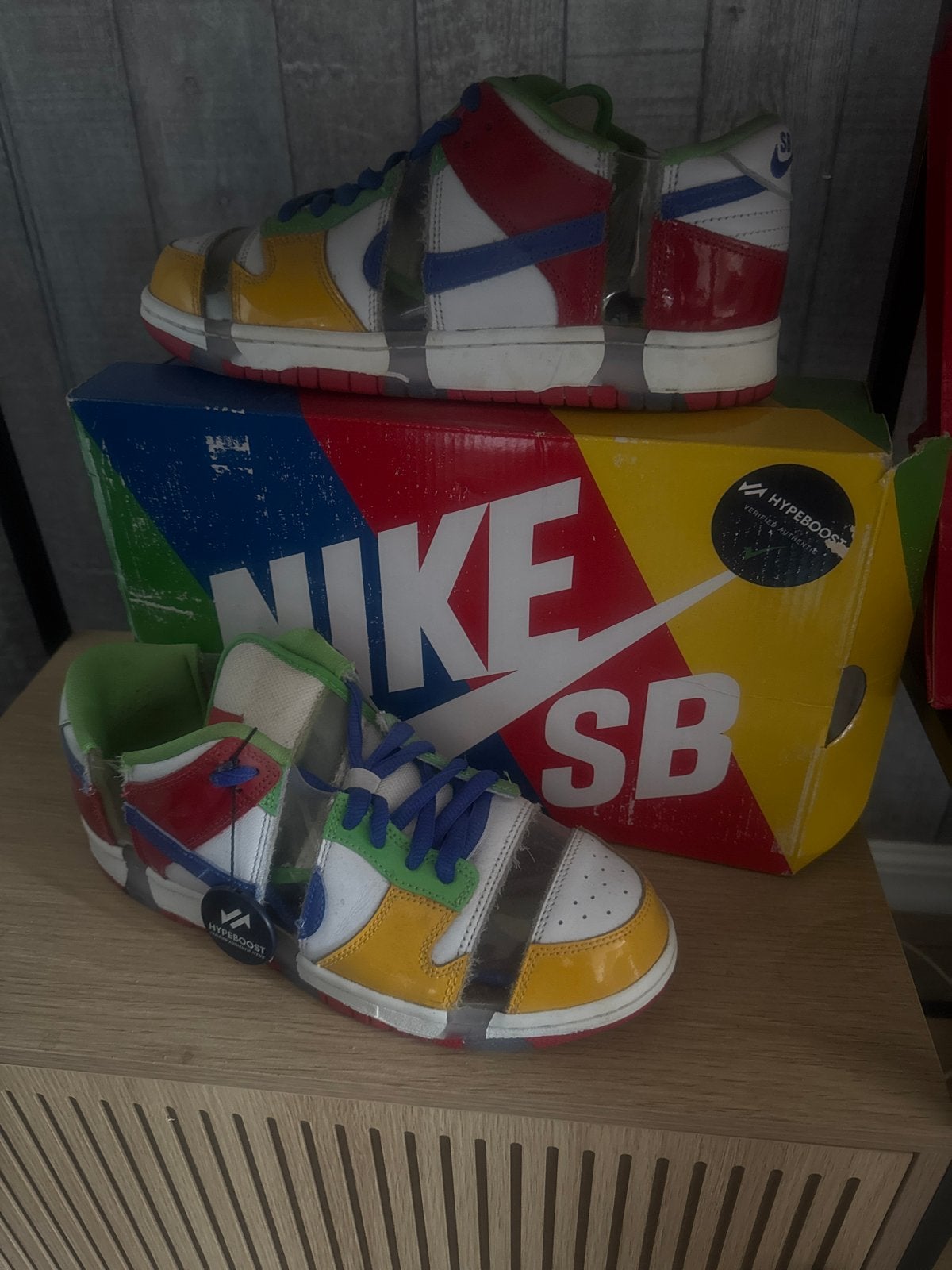 Nike SB Dunk Low OG QS 'BLANCVET' - Maat 42.5, Ophalen of Verzenden, Zo goed als nieuw, Overige kleuren, Sneakers of Gympen
