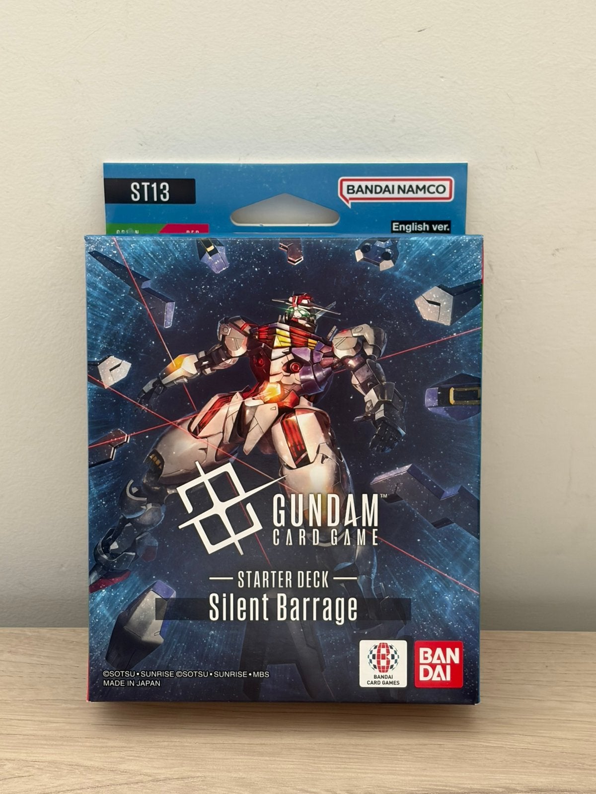 Gundam ST13 Silent Barrage Starter Deck – Green/Red English, Ophalen of Verzenden, Zo goed als nieuw
