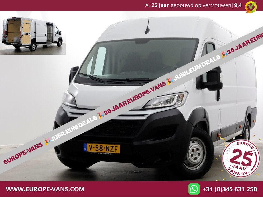 Citroën Jumper 2.2 BlueHDi 165pk L4H2 Airco/Navi/Camera 06-, Auto's, Voorwielaandrijving, Gebruikt, Euro 6, 4 cilinders