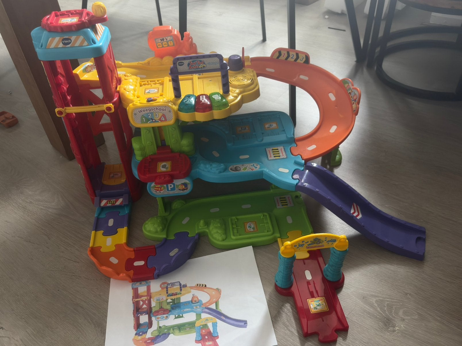 Vtech toet toet auto - Garage, Ophalen, Gebruikt, Handmatig, Overige merken