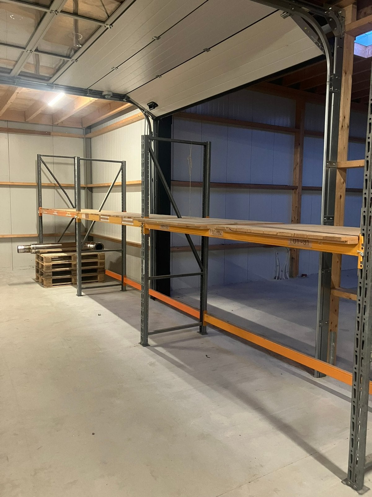 Stelling grootvak pallet palletstelling, Ophalen