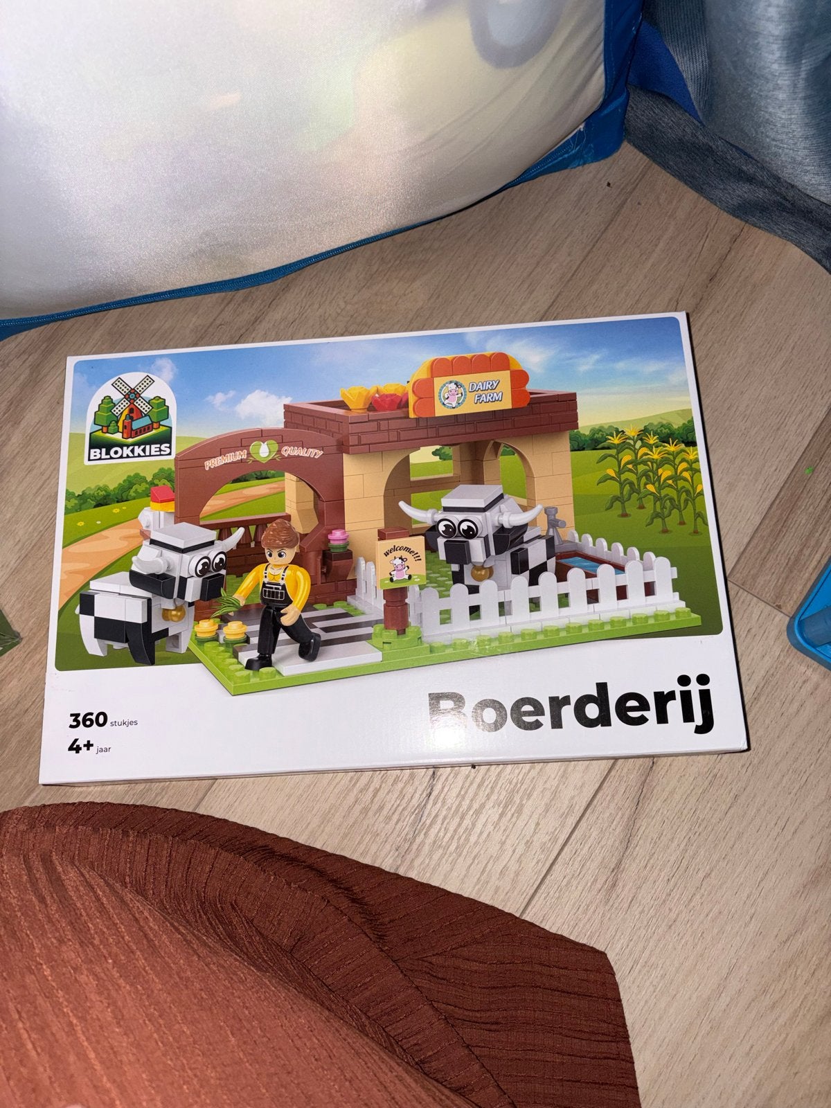Blokkies Boerderij & Molen & Tractor bouwset (2 sets), Ophalen, Nieuw, Overige merken