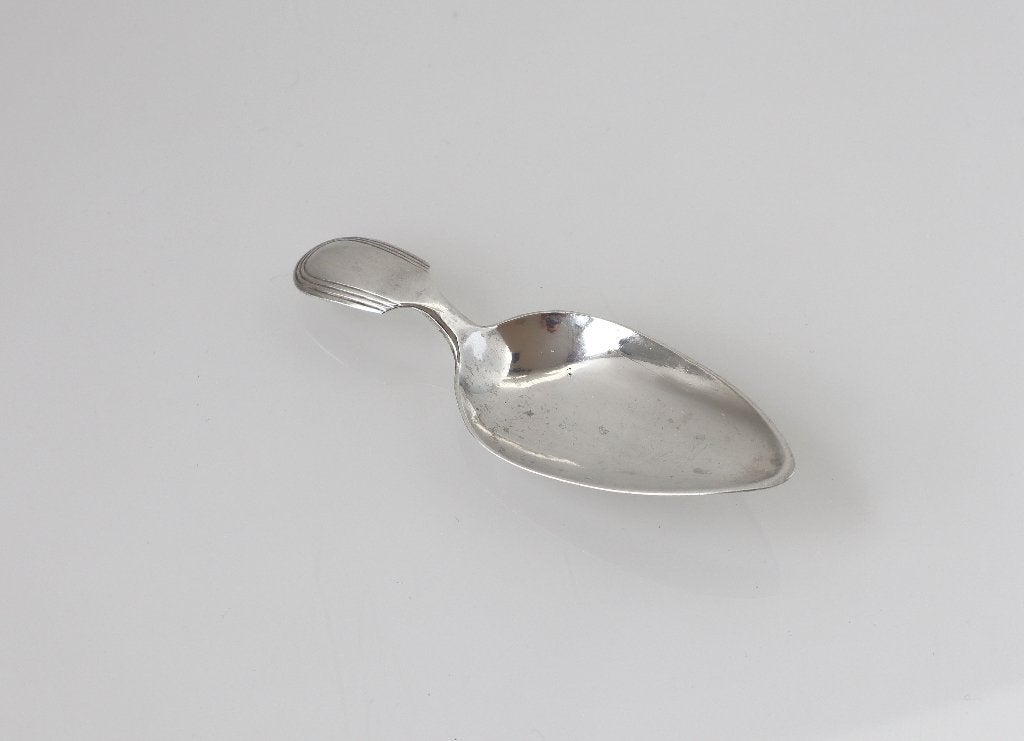 Antiek Hollands zilveren theeduimpje, schepje, 1843, Ophalen of Verzenden, Zilver