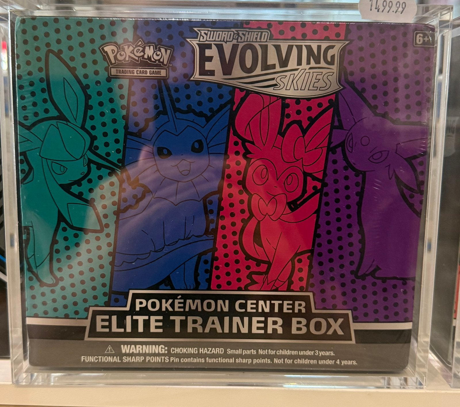 Pokemon Evolving Skies Pokemon Center Etb Set, Cd's en Dvd's, Ophalen, Zo goed als nieuw, Pop