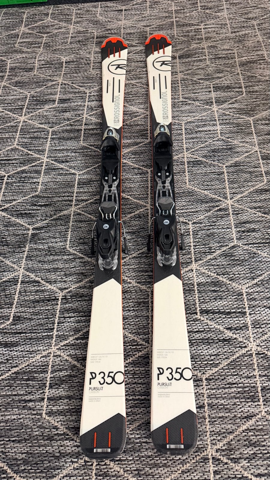 Rossignol Pursuit Carbon 350 Ski's 170cm, Ophalen, 160 tot 180 cm, Rossignol, Carve