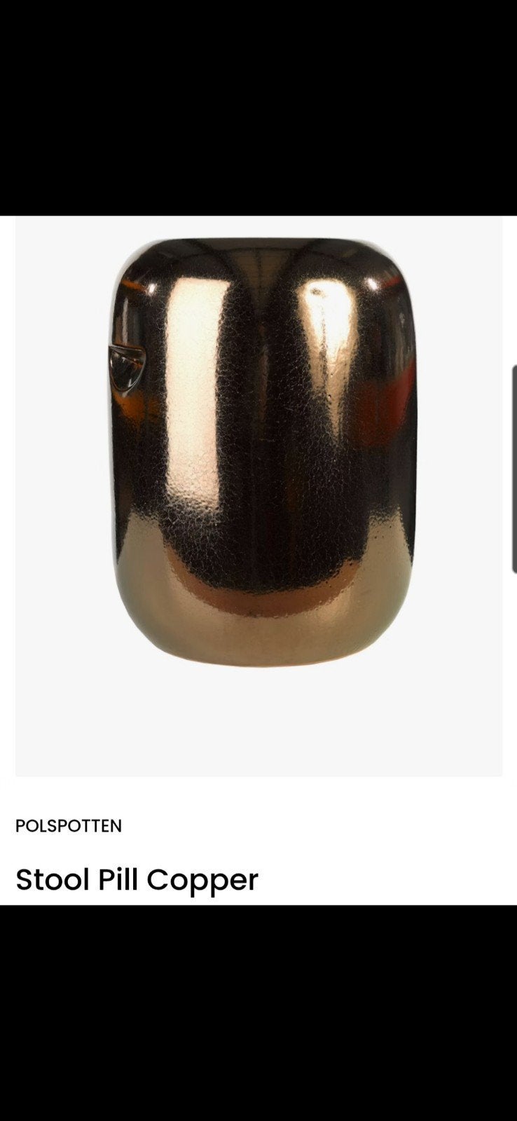 gezocht: Pols Potten Stool Pill Copper, Ophalen, Overige materialen