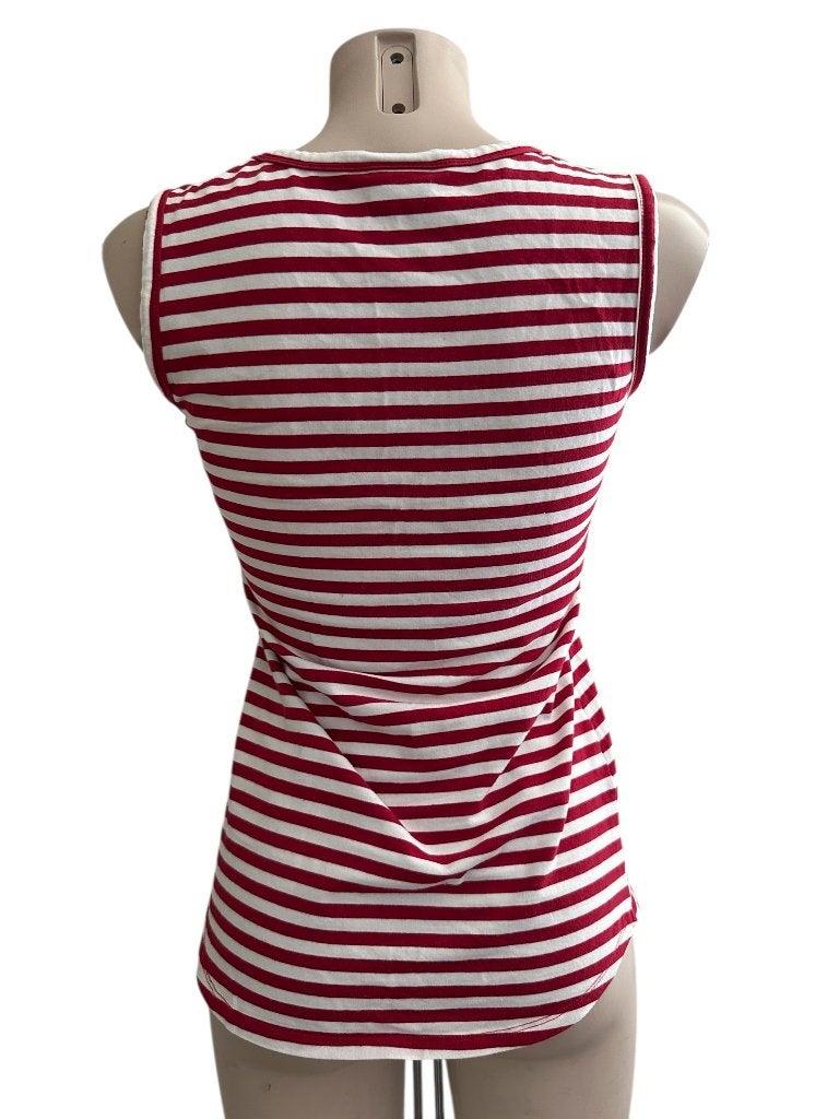 Bellamy top S, Kleding | Dames, Ophalen of Verzenden, Zo goed als nieuw, Zonder mouw, Rood