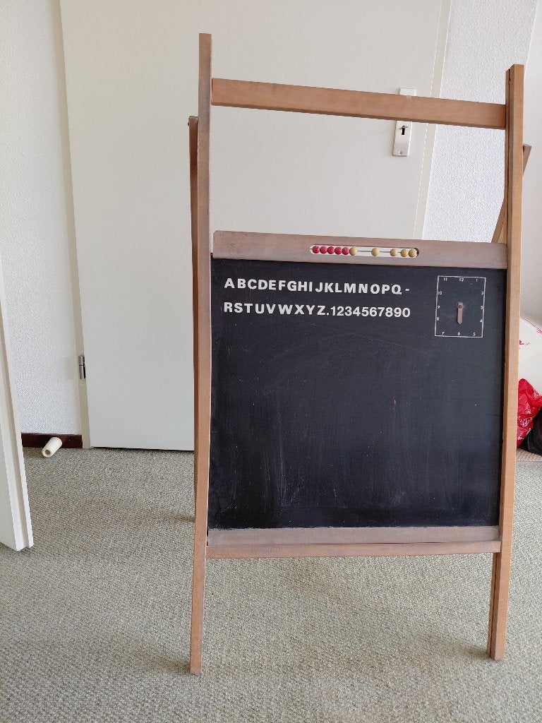 kinder schoolbord, Ophalen, Mobiel, Gebruikt, Krijtbord