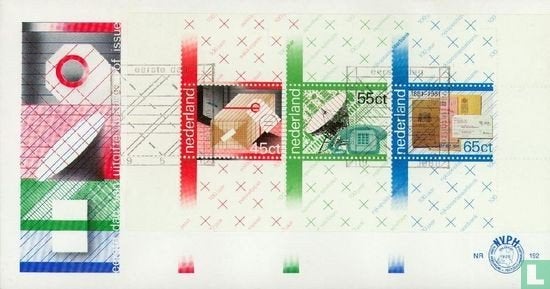 FDC E192 100 jaar PTT diensten 1981 NL onbeschreven, Ophalen of Verzenden