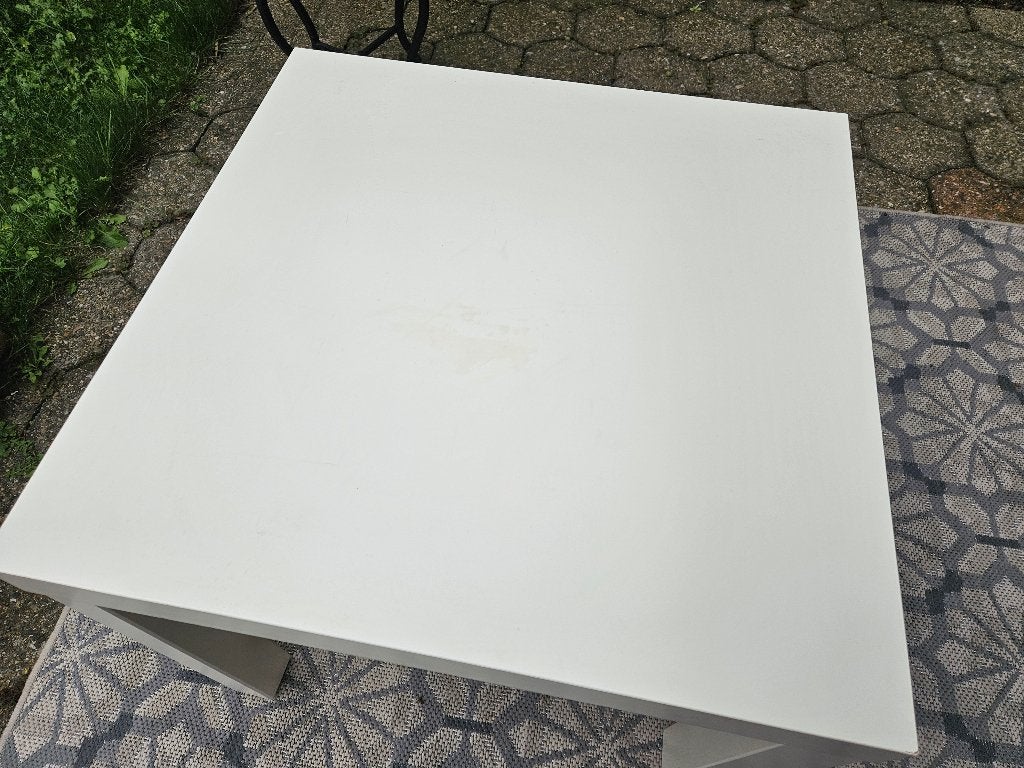 Tafeltje, Huis en Inrichting, Tafels | Bijzettafels, Minder dan 55 cm, Gebruikt, Vierkant, Ophalen