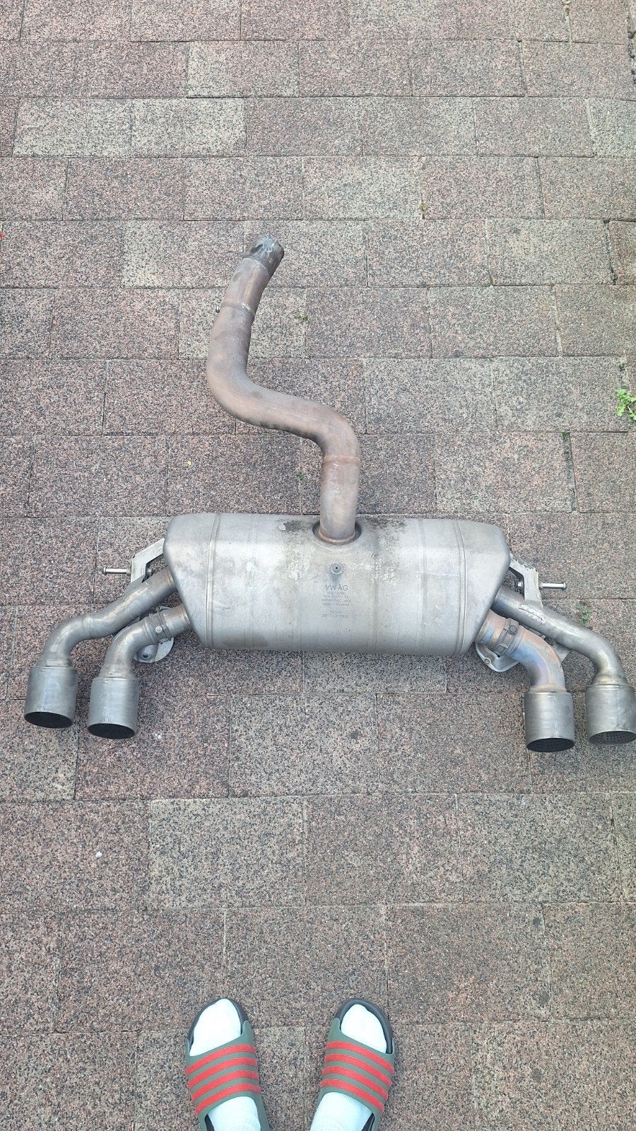 Akrapovic VW golf 7/7.5/8 AG 5Q0 120 BL, Auto-onderdelen, Uitlaatsystemen, Ophalen of Verzenden, Gebruikt, Volkswagen