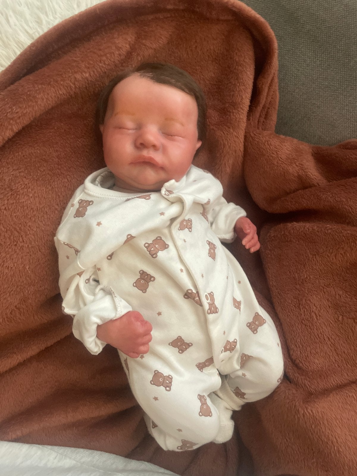 Mooie reborn Levi te koop!, Ophalen, Zo goed als nieuw, Babypop